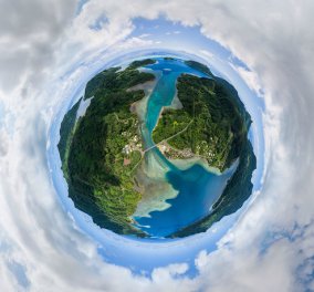 Γαλλική Πολυνησία: Μοναδικές αεροφωτογραφίες που μας ταξιδεύουν στον «παράδεισο»