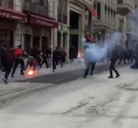Αιματηρά επεισόδια στην Κωνσταντινούπολη: Μαχαίρωσαν οπαδό του Ολυμπιακού λίγο πριν την έναρξη του Final Four(Φωτό & Βίντεο)