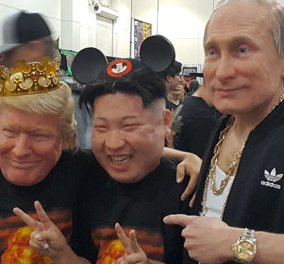 Ποιος είπαμε ότι είστε; Ο Κιμ Γιονγκ Ουν ή ο Πούτιν: Κατασκευάζει τόσο ρεαλιστικές μάσκες που .....τρομάζεις (Φωτό - Βίντεο)