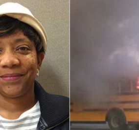 Ηρωίδα η οδηγός σχολικού: Έβγαλε αστραπιαία 56 μαθητές - Μετά το λεωφορείο κάηκε σαν λαμπάδα (Φωτό -Βίντεο)