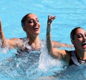 Top women οι  Ευαγγελία Πλατανιώτη και Εβελίνα Παπάζογλου: Κατέκτησαν το χάλκινο μετάλλιο στη συγχρονισμένη κολύμβηση
