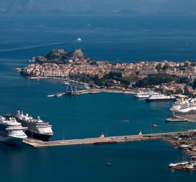 Good news από την Κέρκυρα: "Βουλιάζει" το νησί με 12.000 ταξιδιώτες κρουαζιερόπλοιων