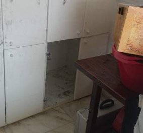 Να η ντουλάπα όπου κρυβόταν ο ληστής του Π. Φαλήρου: Φωτογραφίες στη δημοσιότητα