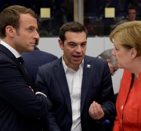 Handelsblatt: Ελπίδα για το ελληνικό χρέος η πρόταση του Γάλλο Πρόεδρο Εμανουέλ Μακρόν