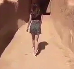 Το βίντεο με την κοπέλα με τη μίνι φούστα εξόργισε τη Σαουδική Αραβία (BINTEO)