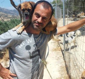 Θεόκλητος Προεστάκης: ο νέος άντρας που ζει στην Κρήτη παρέα με διακόσια πενήντα σκυλιά 