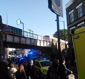 Έκρηξη σε συρμό του μετρό στο Δυτικό Λονδίνο - Tραυματίες με εγκαύματα στο πρόσωπο (ΦΩΤΟ-ΒΙΝΤΕΟ)