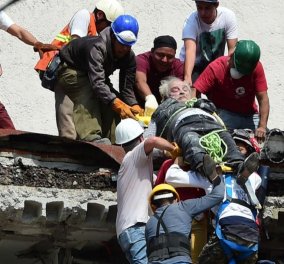 Φονικός σεισμός 7,1R στο Μεξικό: Τουλάχιστον 224 νεκροί, ανάμεσά τους και 21 παιδιά (ΦΩΤΟ - ΒΙΝΤΕΟ)