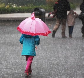 Χαλάει ο καιρός από Δευτέρα: Ισχυρές βροχές και καταιγίδες