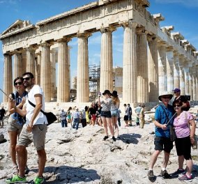 Good news: Αύξηση κατά 10,3% τα έσοδα από τον τουρισμό στο πρώτο 9μηνο του 2017