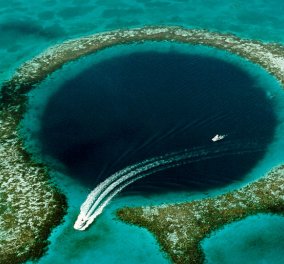Κι αν βυθίσετε το βλέμμα στην μπλε τρύπα του θαύματος που λέγεται Barrier Reef στην Αυστραλία; Βίντεο  