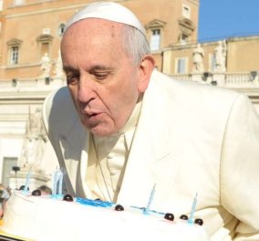 Ο Πάπας Φραγκίσκος έγινε 81 ετών - Δείτε την  υπέροχη τούρτα που του έφτιαξε ένας street artist (ΦΩΤΟ)