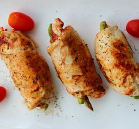 "Μαγκιόρικα" ρολάκια κοτόπουλου από τον μεγάλο μας σεφ Έκτορα Μποτρίνι 