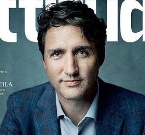Ο Τζάστιν Τριντό στο εξώφυλλο της LGBT κοινότητας- Ο πρώτος Καναδός πρωθυπουργός που φωτογραφήθηκε  