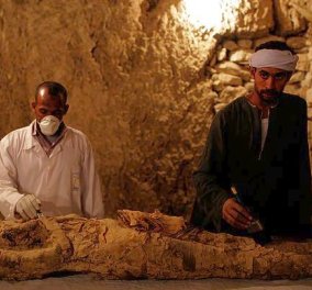 Αίγυπτος: Αρχαιολόγοι ανακάλυψαν μούμια 3000 ετών σε τάφο στο Λούξορ (ΦΩΤΟ)
