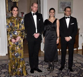 Ξεπέρασε τον εαυτό της! Η υπέρλαμπρη Κέιτ Μίντλετον έκλεψε την παράσταση με ένα υπέροχο φόρεμα στο black tie dinner του Βρετανού πρεσβευτή στη Στοκχόλμη! (ΦΩΤΟ-ΒΙΝΤΕΟ) 