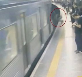  Βίντεο: Άντρας σπρώχνει άγνωστη γυναίκα στις γραμμές του τρένου την ώρα που ερχόταν ο συρμός 