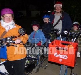 Good news: Οι γονείς με τα 3 παιδιά τους 3-8 ετών ταξίδεψαν με ποδήλατο από τη Φιλανδία ως στα Χανιά
