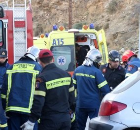 Τραγωδία στην εθνική οδό Ρεθύμνου - Ηρακλείου από τροχαίο: Τρεις νεκροί & τέσσερις τραυματίες - ΦΩΤΟ