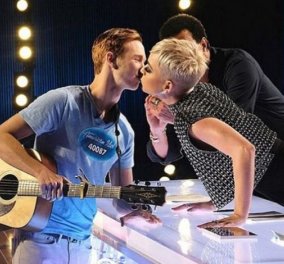 Η Katy Perry φίλησε στο στόμα υποψήφιο του "American Idol" και εκείνος δεν χάρηκε καθόλου! (ΒΙΝΤΕΟ)