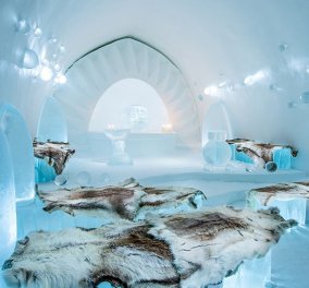 Το IceHotel της Σουηδίας τραβάει όλα τα βλέμματα! Χτίζεται κάθε χρόνο από την αρχή! (ΒΙΝΤΕΟ)