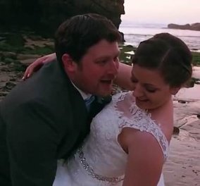 Ξεκαρδιστικό βίντεο γάμου που παραπέμπει σε κωμωδία-  Δεν θα πιστέψετε τι έγινε!  