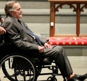 Τζορτζ Μπους: Στο νοσοκομείο ο 41ος πρόεδρος των ΗΠΑ μετά την κηδεία της συζύγου του