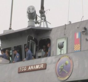 Δείτε πως ένα Τουρκικό πολεμικό πλοίο πέρασε από τον Ισθμό της Κορίνθου (ΦΩΤΟ - ΒΙΝΤΕΟ)
