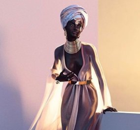 Top Woman η Shudu- Μια μαύρη καλλονή μοιάζει αληθινή με πραγματικούς followers αλλά είναι digital μοντέλο (ΦΩΤΟ)