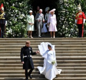 Γάμος Harry & Meghan: To παλάτι έδωσε στη δημοσιότητα το σχέδιο του νυφικού- Τι αντιπροσώπευε το πέπλο 