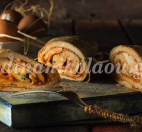 Η Ντίνα Νικολάου ετοιμάζει το τέλειο brunch- Κρέπες με ομελέτα & κρέμα τυριού