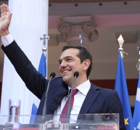 ΦΩΤΟ-ΒΙΝΤΕΟ: Οι ομιλίες Τσίπρα & Καμμένου στο Ζάππειο μετά την απόφαση του Eurogroup