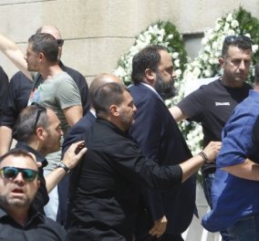 Ο Γιώργος Βαρδινογιάννης, ο Δημήτρης Μελισσανίδης κι ο Βαγγέλης Μαρινάκης έδωσαν το «παρών» στην κηδεία του Παύλου Γιαννακόπουλου
