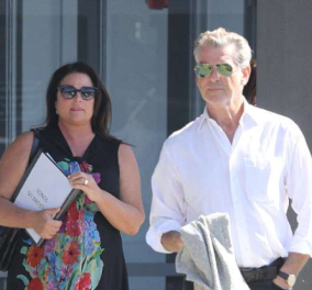 Ο Pierce Brosnan με την σύζυγό του Keely σε κοινή συνάντηση εργασίας στο Λος Άντζελες (ΦΩΤΟ)