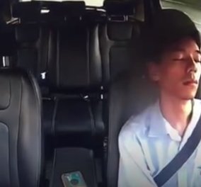 Τον ξύπνησε το σαμαράκι στον δρόμο - Κοιμήθηκε για ένα ολόκληρο λεπτό ενώ οδηγούσε – (Βίντεο)