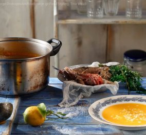 Η Αργυρώ Μπαρμπαρίγου προτείνει: Παραδοσιακή, Παριανή ψαρόσουπα