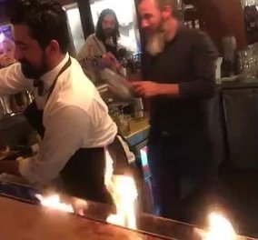 Παρολίγον τραγωδία στο εστιατόριο του διάσημου Salt Bae:Τουλάχιστον 5 τραυματίες μεταξύ αυτών και ένας Έλληνας - Πήραν φωτιά (φώτο-βίντεο)