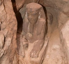 Μια υπέροχη Σφίγγα ήρθε στο φως σε ναό της Αίγυπτου - Αρχαιολογικός θησαυρός τεράστιας σημασίας (Φωτό)