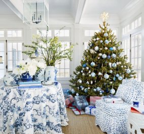 50 απίθανες ιδέες για το Χριστουγεννιάτικο δέντρο σας: Υπέροχα χρώματα & λαμπερά στολίδια - Φώτο  