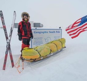Απίστευτο! Ο Κόλιν Ο' Μπρέιντι διέσχισε ολομόναχος την Ανταρκτική με σκι, χωρίς βοήθεια - Δείτε εικόνες από το ταξίδι του (Φωτό)
