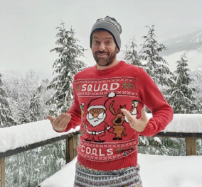 Σπύρος Σούλης: Οι χαρούμενες λευκές διακοπές του στα χιόνια του Καναδά (φώτο)