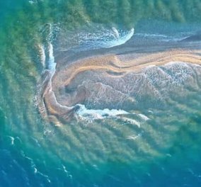 Πάτρα: Το «δρεπάνι» που κόβει τη θάλασσα για 1 χλμ! Απίστευτο βίντεο