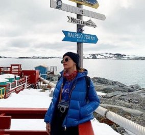 H Ευγενία Νιάρχου βρίσκεται στην Ανταρκτική και τα κλικ της είναι μαγευτικά (Φωτό)
