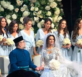 Γάμος αστραπή! Χωρίζει ο βασιλιάς της Μαλαισίας από την 25χρονη Ρωσίδα καλλονή – Είναι έγκυος; (φωτό)