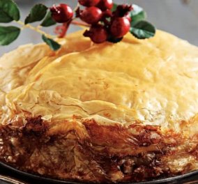 Αργυρώ Μπαρμπαρίγου: Πρωτοχρονιάτικη πίτα χοσταστική & εντυπωσιακή για το γιορτινό τραπέζι σας
