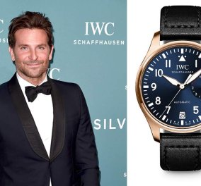 Ο Bradley Cooper θα φορέσει το ρολόι του μεγάλου πιλότου IWC στην τελετή των Όσκαρ 2019 για φιλανθρωπικό σκοπό
