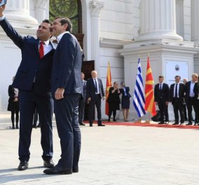 Η selfie Τσίπρα-Ζάεφ που… «έκλεψε την παράσταση» & η υποδοχή του Έλληνα Πρωθυπουργού στα Σκόπια (φωτό)