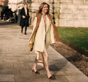 Υπέροχες εμφανίσεις: Δείτε το καλύτερο street style από την εβδομάδα μόδας του Λονδίνου - Φώτο