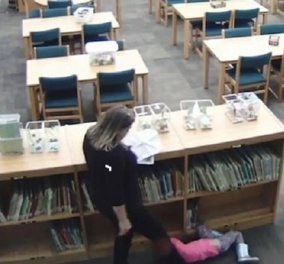 Σοκαριστικό βίντεο: Νηπιαγωγός κλωτσάει 5χρονη μαθήτρια την ώρα του μαθήματος! 