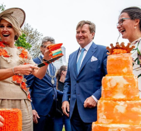 Η βασίλισσα Μάξιμα γιόρτασε με όλη την οικογένεια της Ολλανδίας την πορτοκαλί μέρα του βασιλιά (φώτο)